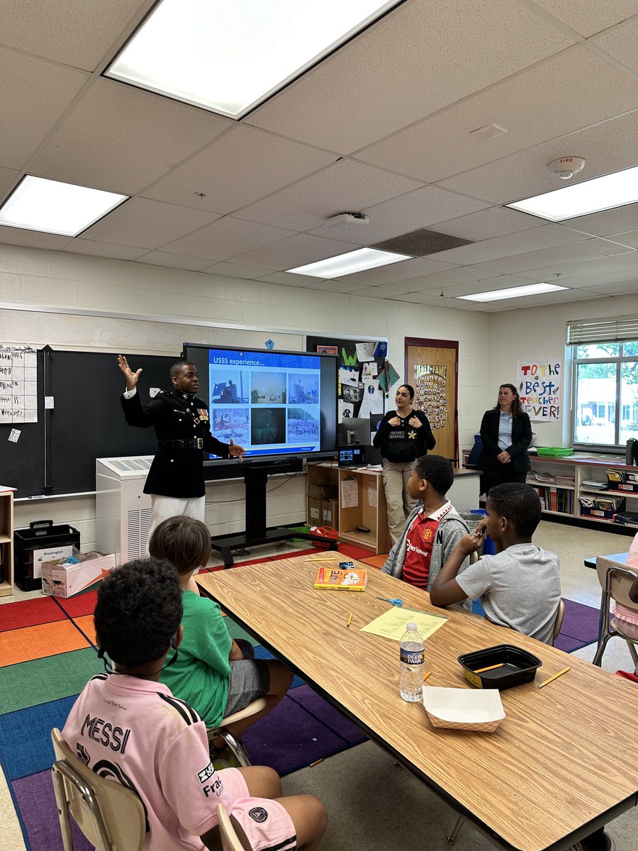 It’s Career Day at FVES! We are learning about the Secret Service, NASA, music, bugs, Park Police, and so much more! 💕🌸💕