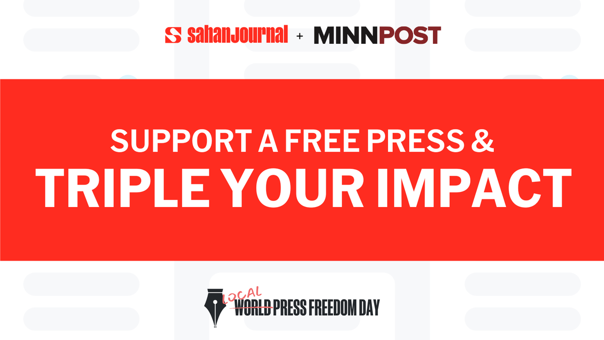 Here’s how today’s match works! Donate $50 to Sahan Journal now, and BOTH Sahan Journal and MinnPost will receive a $50 matching gift, resulting in $150 to fuel independent journalism. That's triple the impact!➡️ sahanjournal.fundjournalism.org/donate?&org_id…
