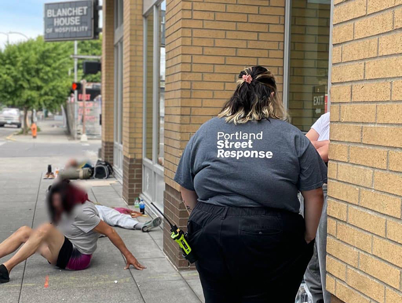 Portland Street Response (PSR) is the sole resource we can call for help when a guest is in crisis and suffering on our sidewalks. PSR offers tailored care that other first responders do not have the time or capacity to do. PSR starts by building rapport with people who distrust…