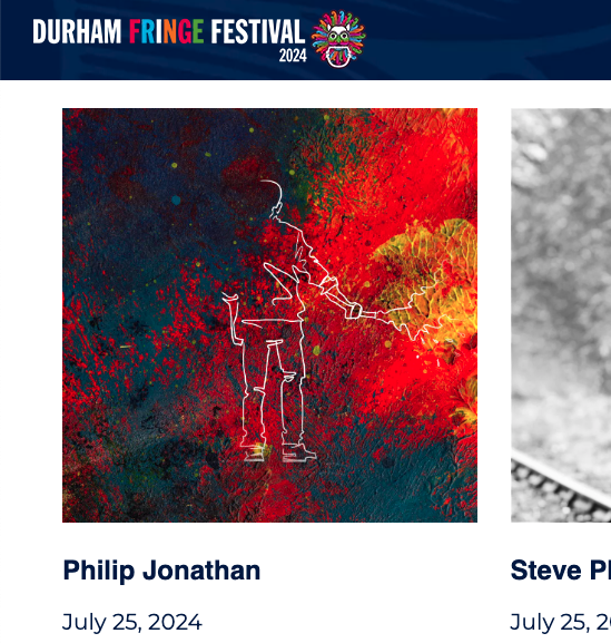 Happy Friday! I'm playing @durhamfringe on Thurs 25th July 7:15pm. Get your tickets now!

Doing a twist on a standard performance - keep an eye out for more info! Or if you can't handle the suspense - click the link to find out more durhamfringe.co.uk/events/philip-…

#Durhamfringe24