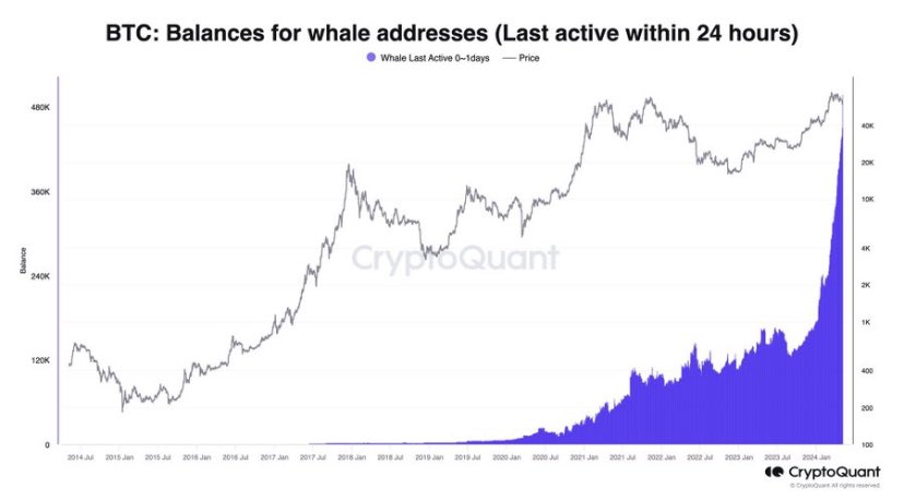 🚨Último momento🚨

Mientras en el sector retail siguen las dudas sobre la tendencia de #Bitcoin, las ballenas no dudan y acumulan casi 3 billions de dólares de #BTC en las últimas 24 horas.🔥🚀

¿Sigue la suba?📈💎