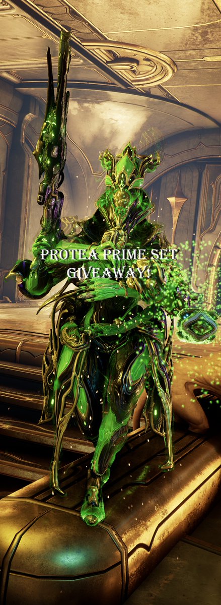 gleam.io/NJtlE/protea-p… Giving away 3 Protea Prime Sets. Must either be on PC or have cross trade enabled. #Warframe #TennoCreate #ProteaPrime