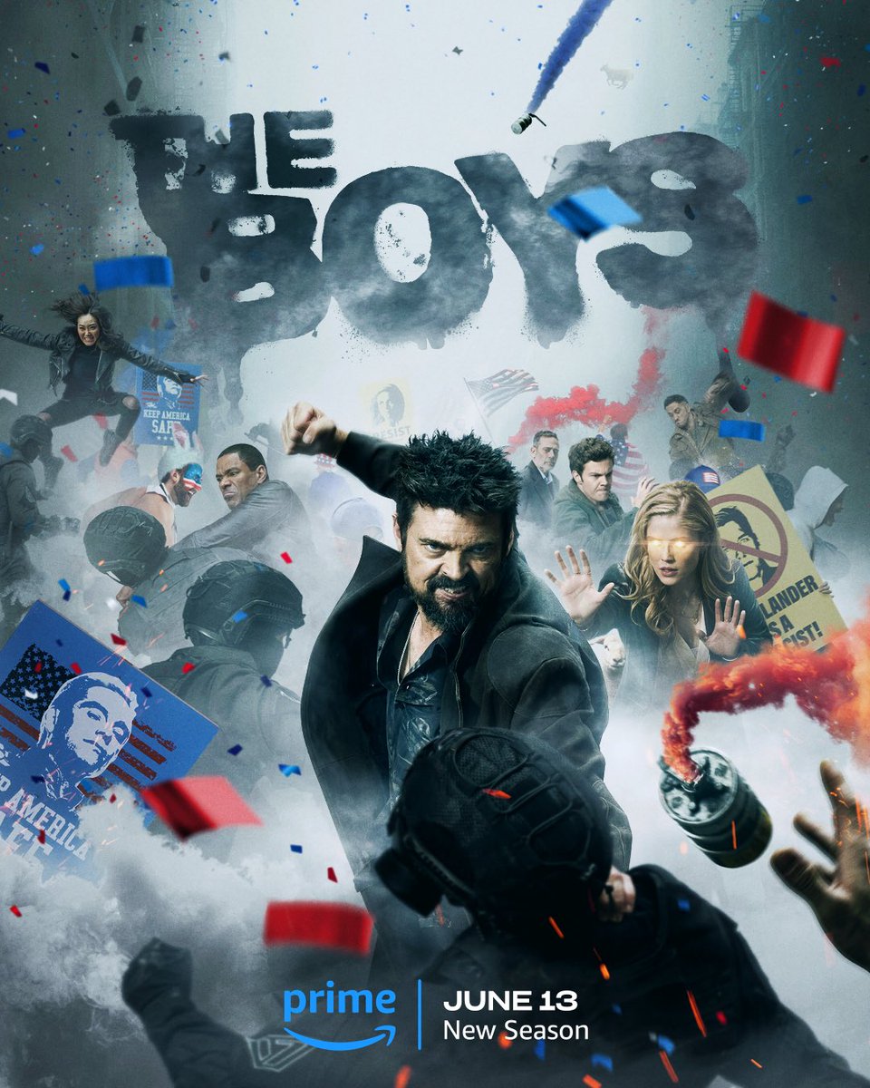 JUNE 13 | New Season Mark the date! Billy Butcher is ready to bring chaos with him, and the wait is just till next month. #TheBoys Season 04 drops on June 13th on Prime Video.