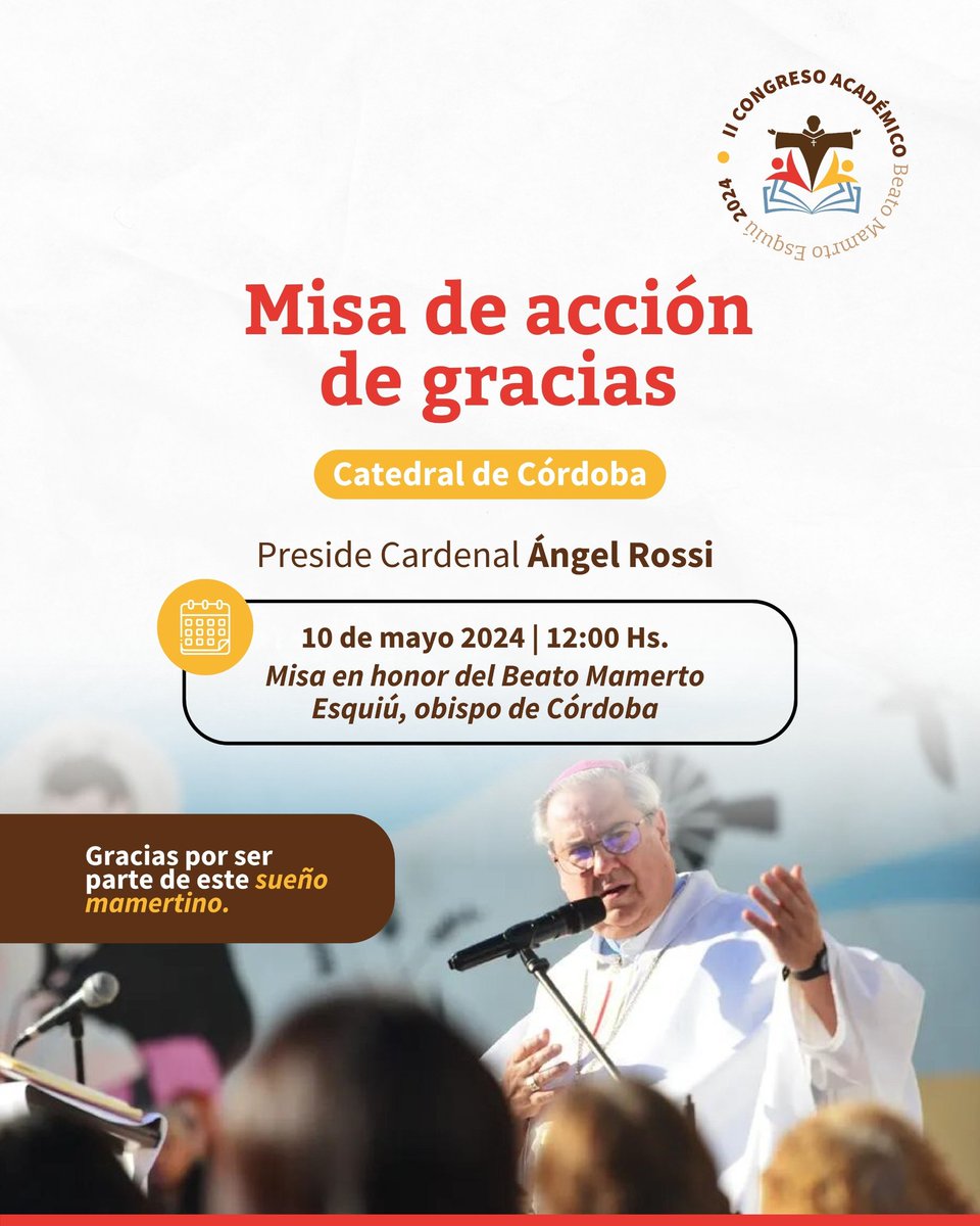 Arquidiócesiscba (@IglesiaCordoba) on Twitter photo 2024-05-03 14:52:52