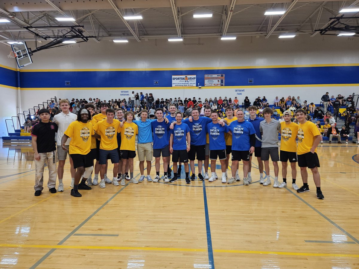 Thanks for a great game. Male faculty improves to 14-0 vs the students. Female students pick up the win vs female staff for only the 3rd time ever. 

Thanks for a great morning Skyhawks