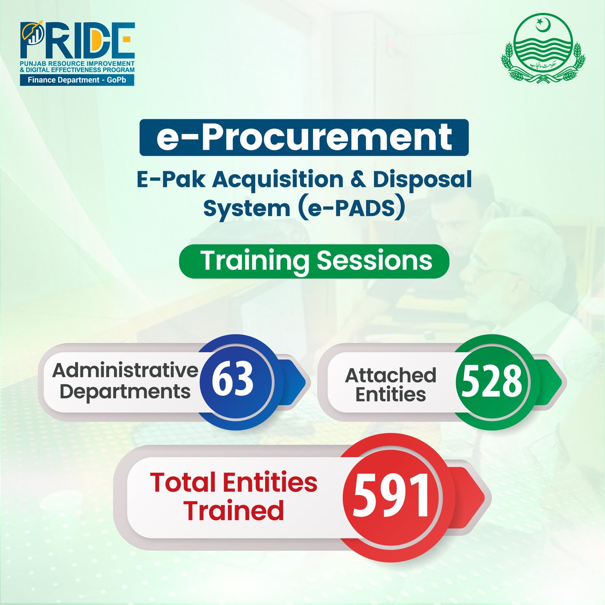 e-Procurement

#PRIDEprogram #pridepunjab @PITB_Official #PPRAPunjab @GovtofPunjabPK #worldbank #financedepartment