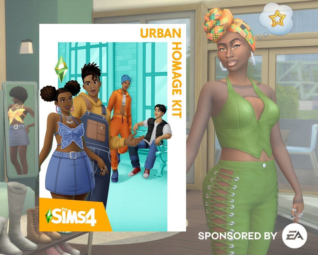 AD 🚨 GIVEAWAY TIME 🚨 
@TheSims 4 #UrbanHomagekit (PC only)

Thanks to EA for this opportunity.
How to join :
1.Follow, like and share this post
2.Comment your fashion icon
3.Deadline May 9th 2024 12PM GMT +7
Good luck.