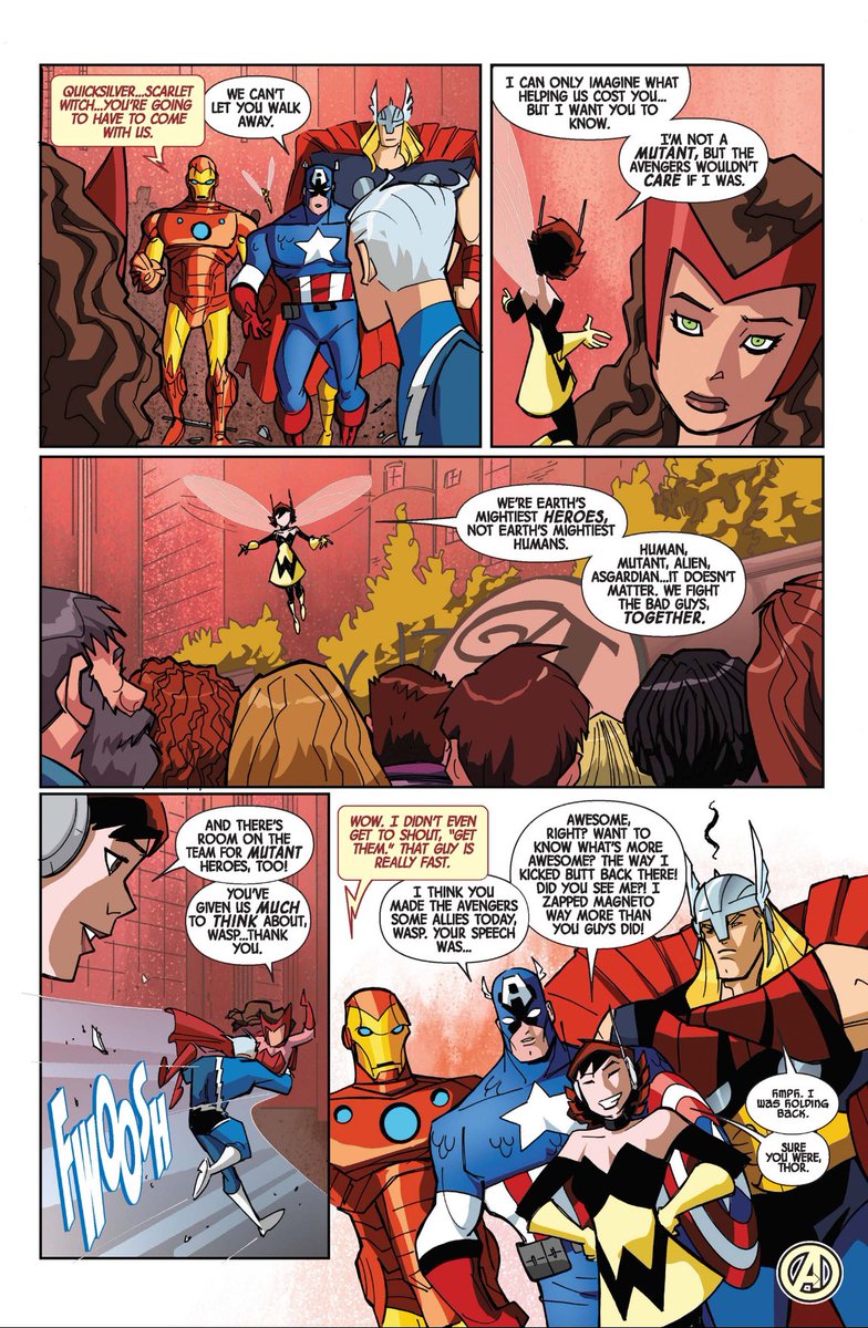 I love how The Avengers just honor each other and how inclusive they are.