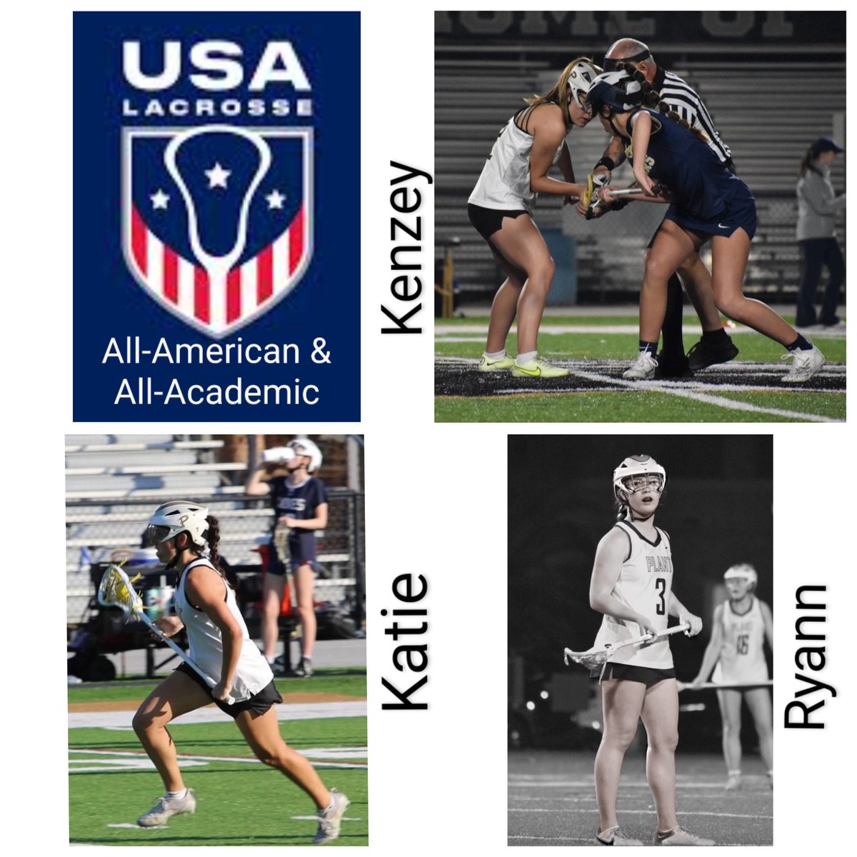 PLax coaches are proud to congratulate Kenzey Craig and Ryann McLeod for being named 2024 USAL All-Americans and Katie Fisher for being named a USAL Academic All-American. #PLax24 #GetOnTheBus @HBPlantAthletic @PlantHighSchool @phsathleticfdn @tampalaxreport @FloridaLX