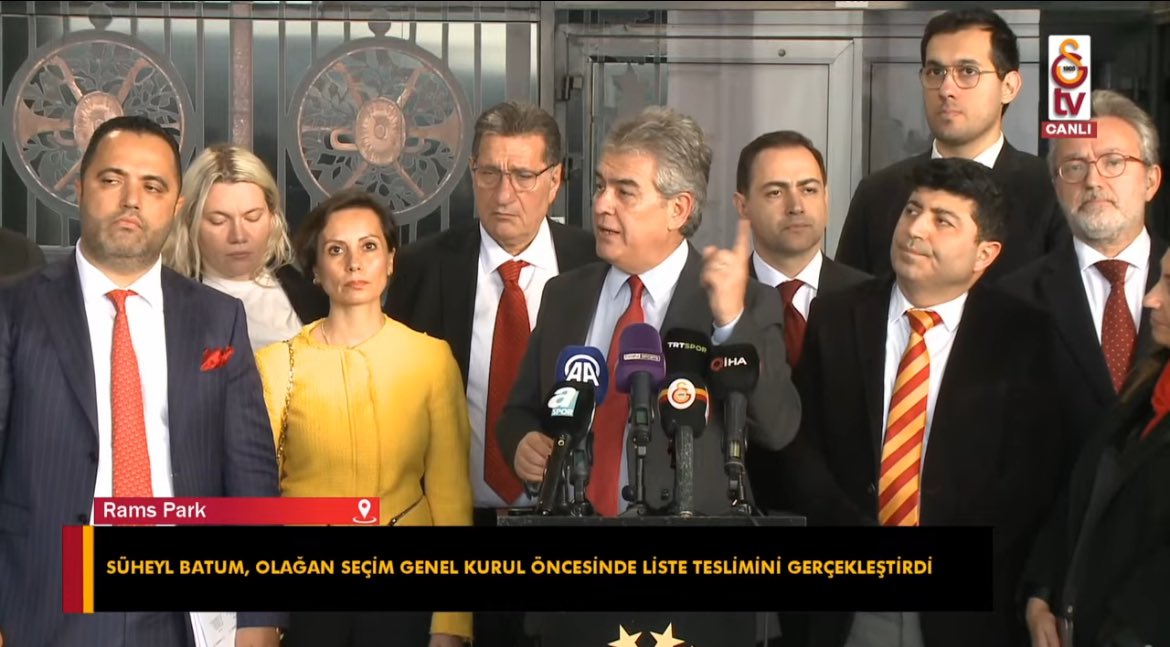 Galatasaray Başkan Adayı Süheyl Batum: 'Bundan önceki çok değerli başkan ve yönetim kurulu adaylık lansmanında söylediği projelerin büyük kısmını yapamadı. Kemerburgaz, spor salonu, arsa gayrimenkul fonunun kurulması, dijital vaatler gibi hiçbirini yapamadı.'