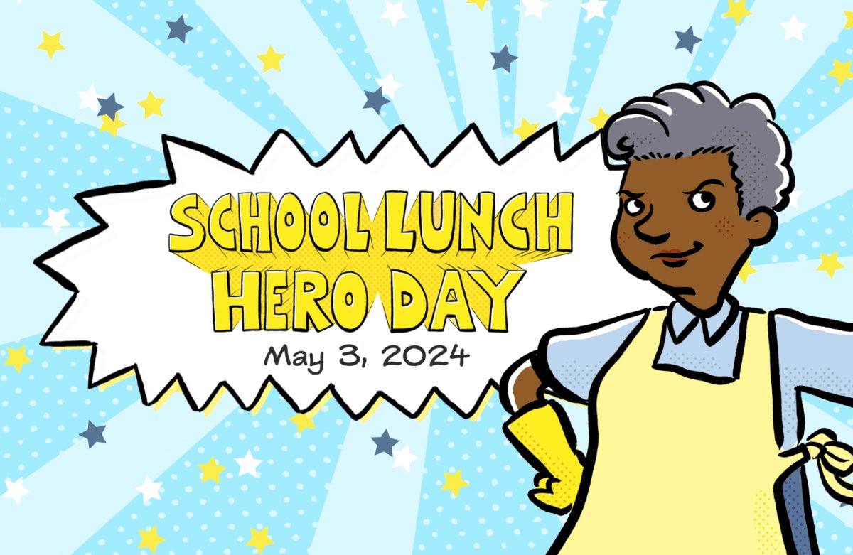 🌟 Celebrating Our Food Service Heroes! 🌟 🎉 Today is School Lunch Hero Day, and we’re shining a spotlight on the incredible school nutrition professionals who work tirelessly to nourish our students. 🍎🥪 #SchoolLunchHeroDay 🍽️👏