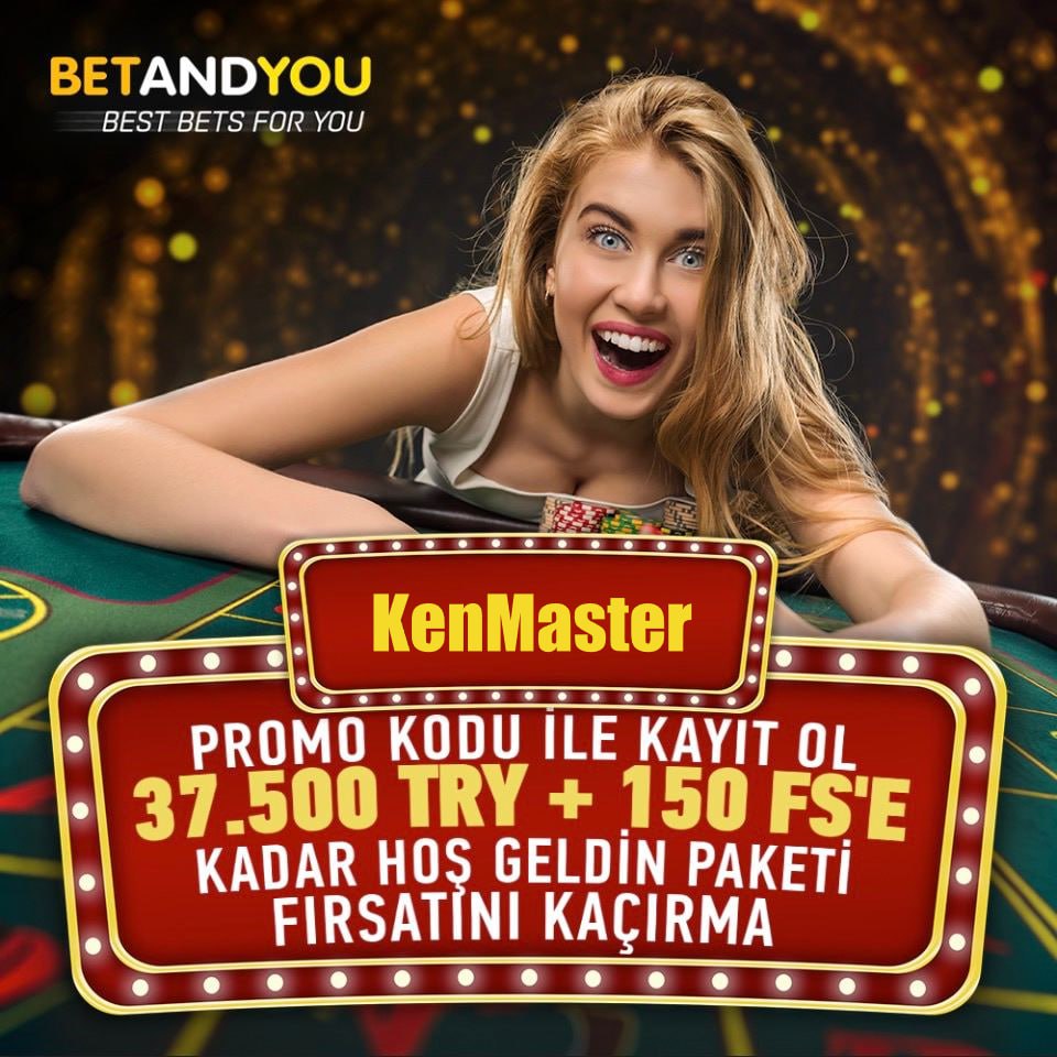 🎁 KenMaster Promo kodu ile kayıt ol 37.500 TRY + 150 FreeSpin'e kadar hoşgeldin paketi fırsatını kaçırma!

💫 En yüksek oranlar ve anlık çekim hızı #Betandyou spor ve casino sitesinde!

👉 bit.ly/betanndyou 

#Spor #Casino #betandyougiris