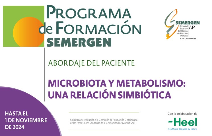 🟠 Programa de Formación SEMERGEN-#Microbiota y Metabolismo: Una relación Simbiótica. 👉Enfoque distinto a los tratamientos clásicos para abordar #dislipemia y #obesidad, mediante el uso de probióticos, prebióticos y simbióticos. Coord: Dra. Porta Tormo i.mtr.cool/szywsaurio