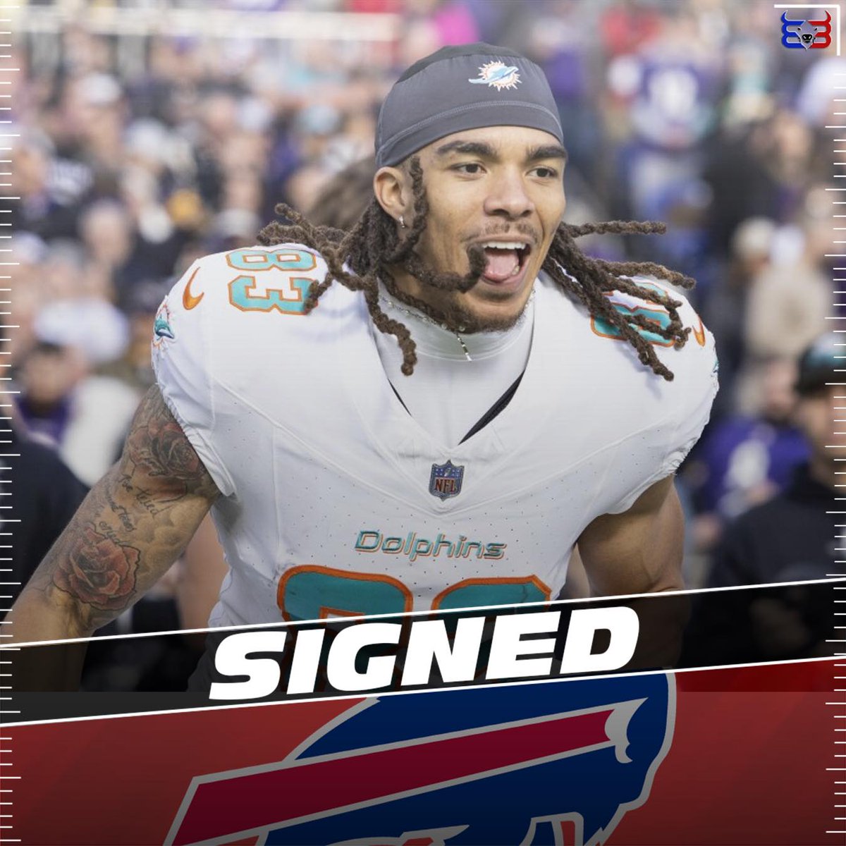 The #Bills have signed WR Chase Claypool. #BillsMafia | #BuiltInBuffalo