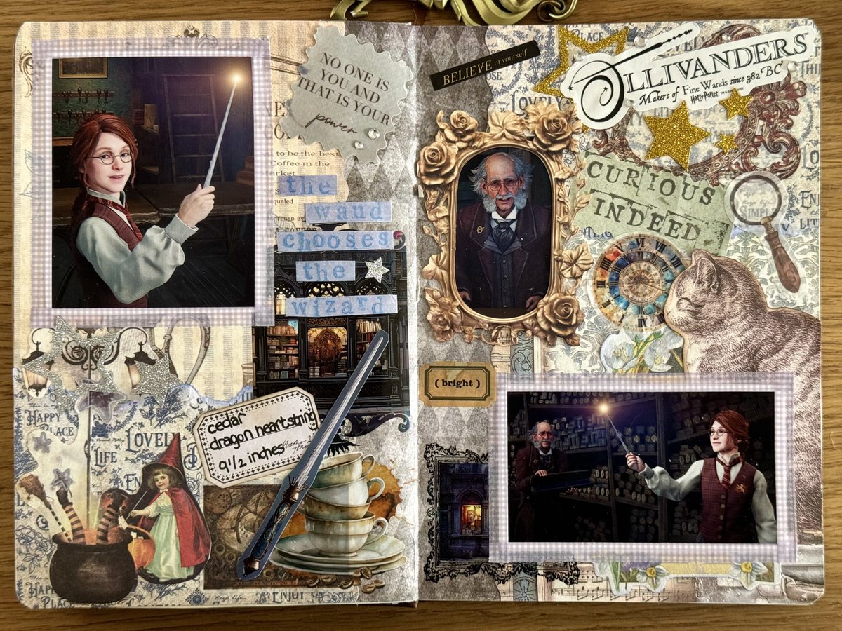 #HogwartsLegacy scrap journal page 1️⃣5️⃣