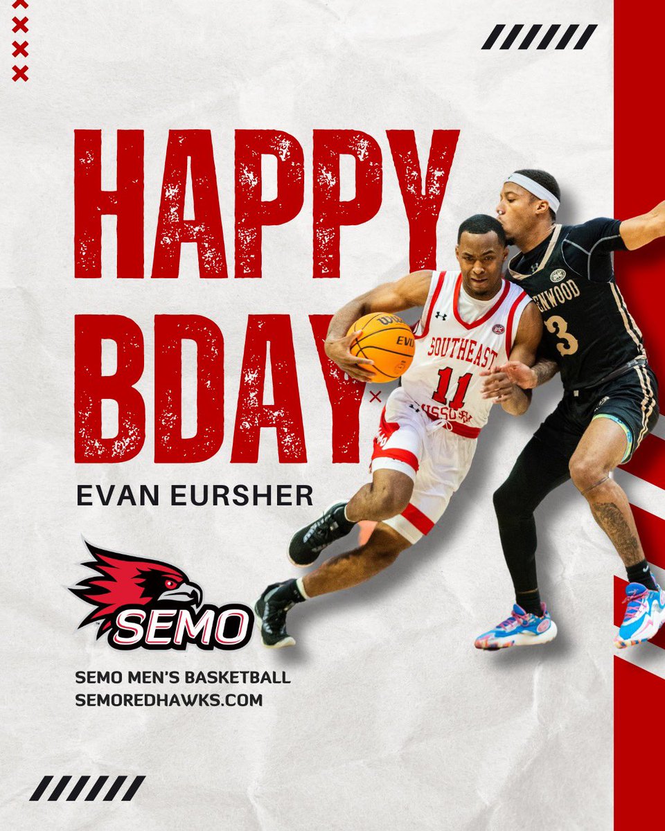 Happy birthday to sophomore guard Evan Eursher! @e_eursh 🎉🥳🎈