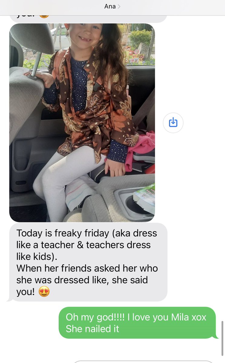 Received this text from the mom of a student I used to teach! She nailed it #cozychic #ilovemystudents