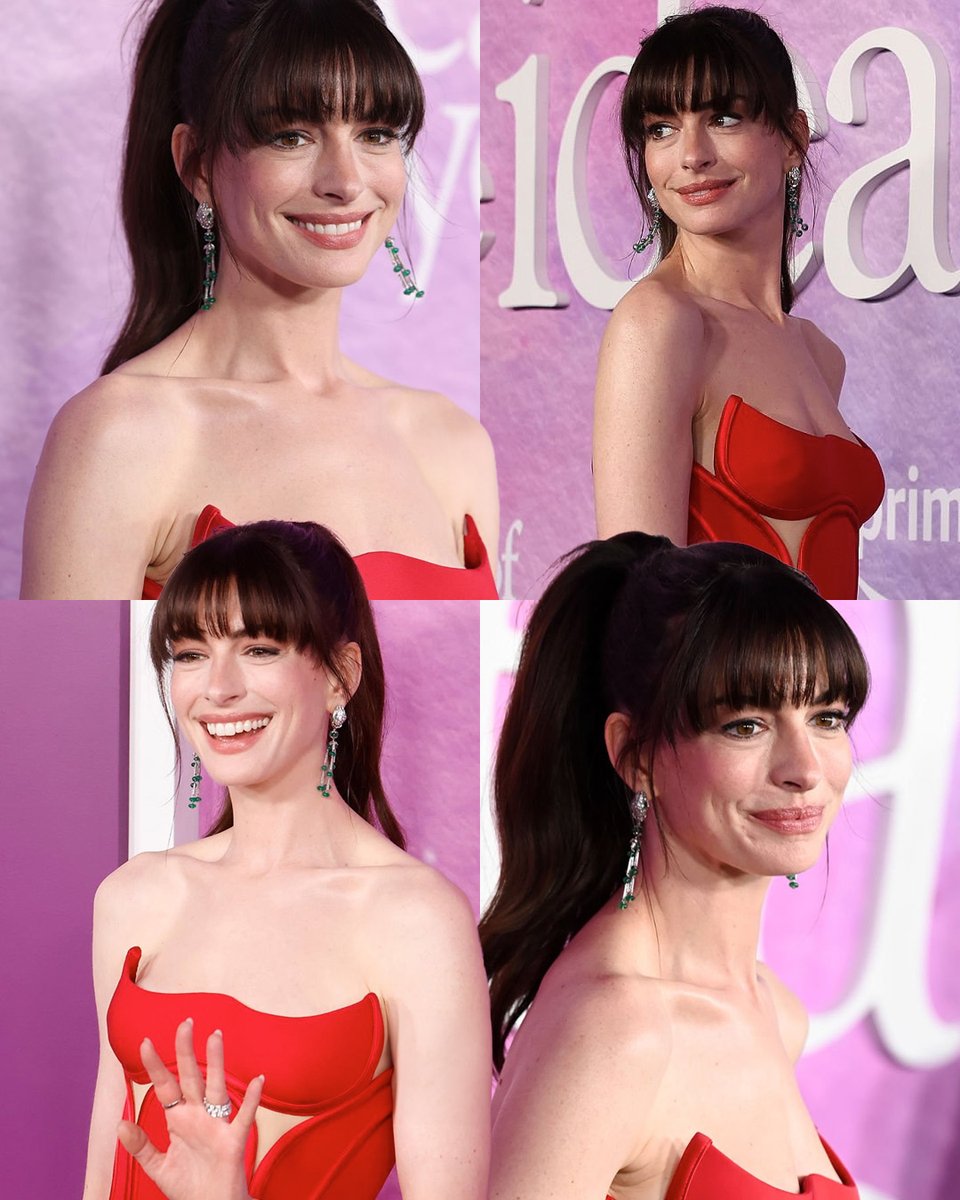 1 coisa n dá p negar: Anne Hathaway tem o carisma, a beleza, o talento, a franja, o carão, o molho, o sorriso E NOSSA OBSESSAO POR ELA 🤧✨ 🎥 #UmaIdeiaDeVocê #TheIdeaOfYou 📸 @gettyimages