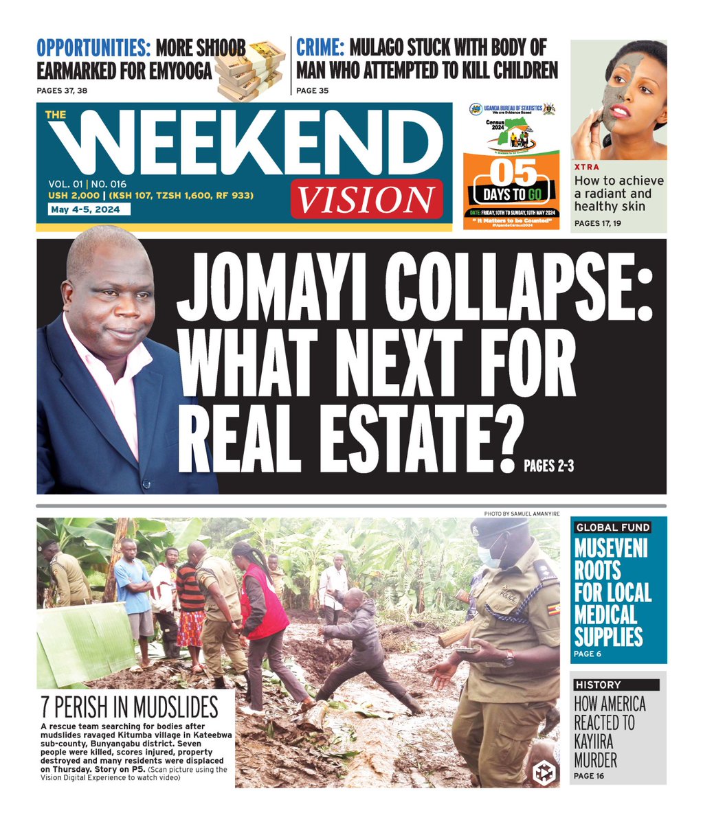 At one time they ruled the real estate business. However, the change in wind has created a financial storm. Will Jomayi navigate the volatile contours? @newvisionwire unpacks what is at stake. Also find out why an intruder stormed @StateHouseUg lodge in Nakasero. @fmtimberlake