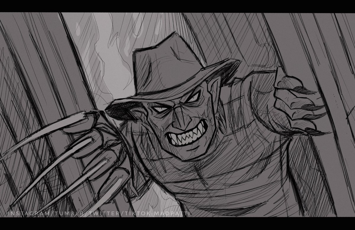 Wanted to draw some slasher stuff but didn't know what exactly. So I started a little redraw of an old drawing :)