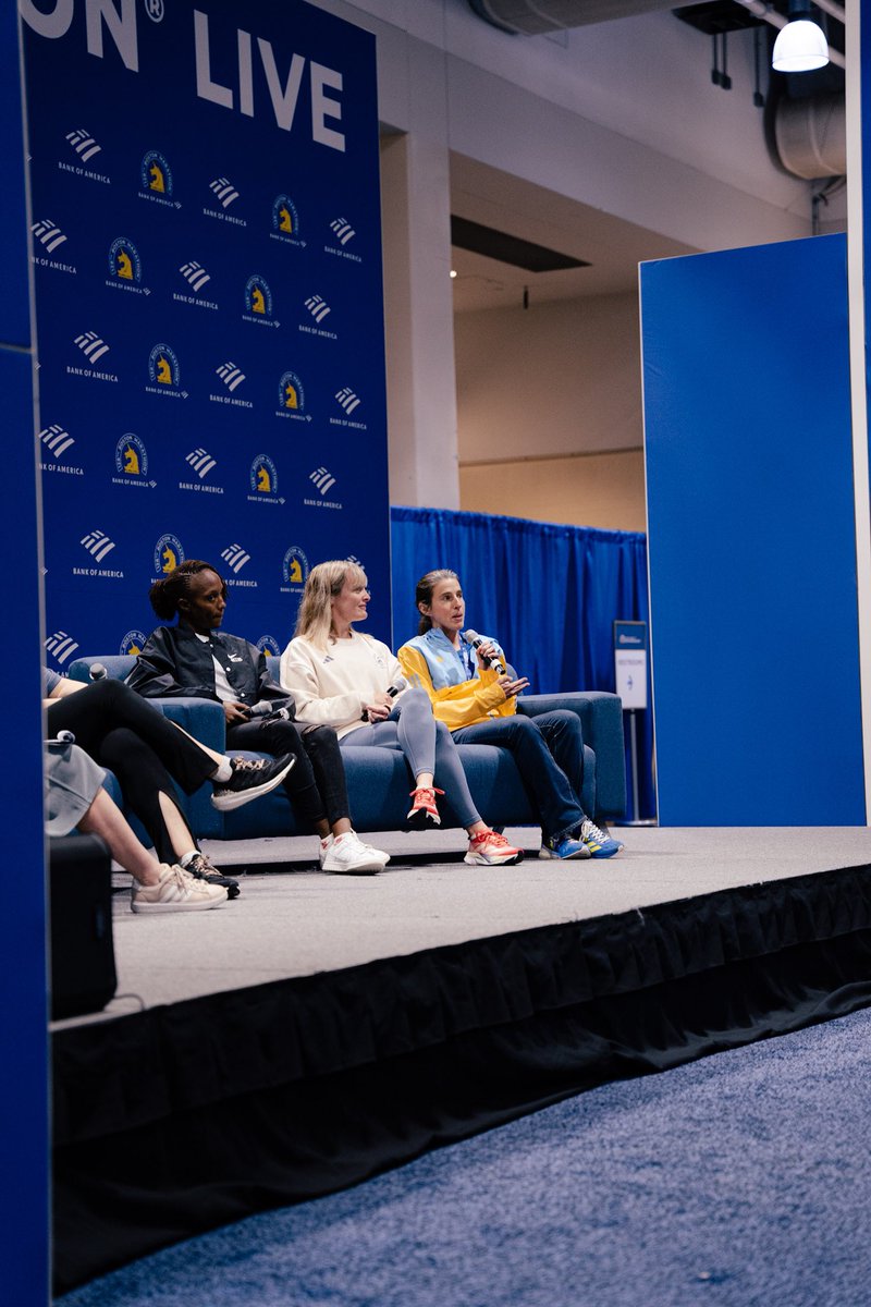 We loved hearing from members of #TeamBAA over #Boston128 weekend!🦄🤩 Who was able to stop by one of their appearances?👀🥳 @RunTeamBAA

#BostonMarathon