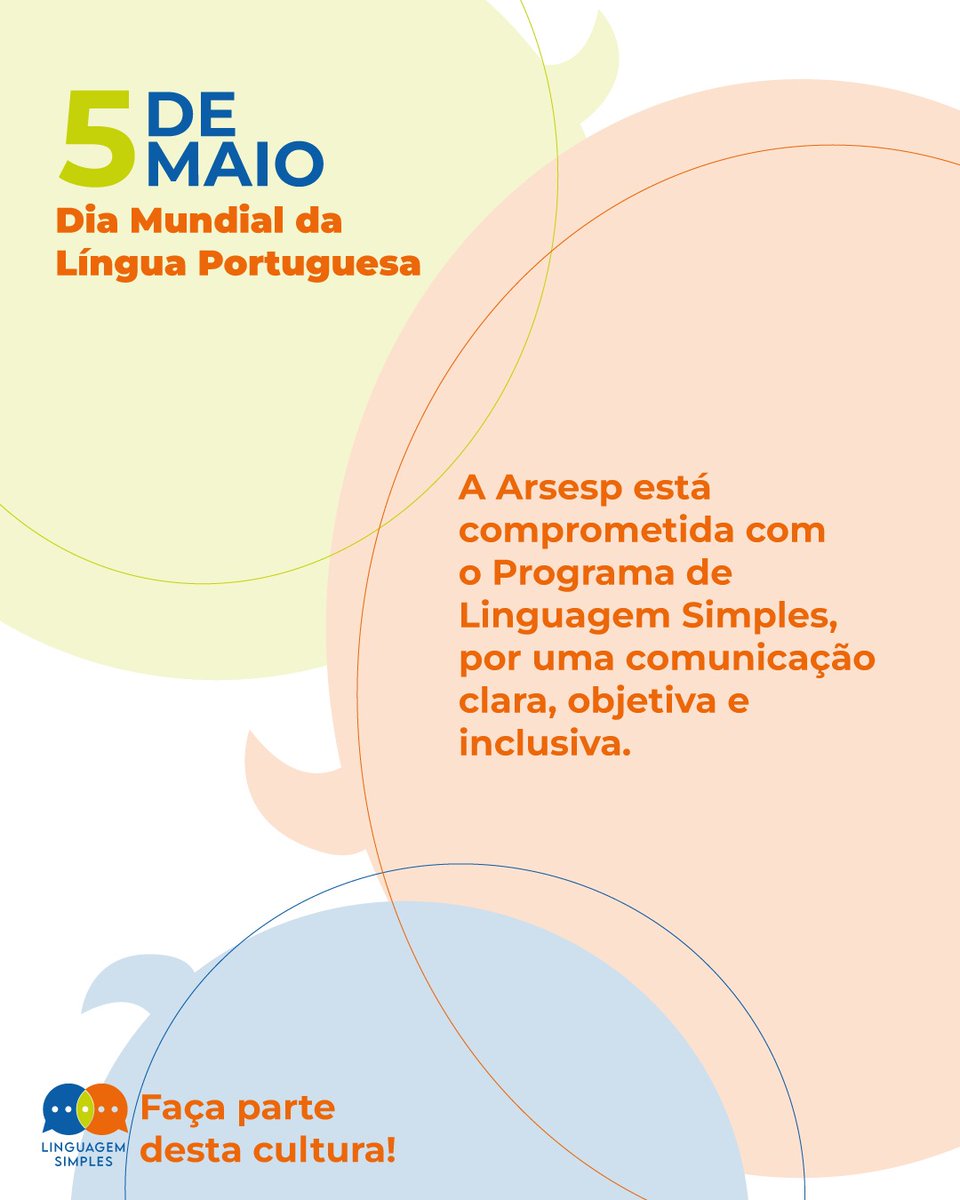 ARSESP's tweet image. #diamundialdalinguaportuguesa
#diadalinguaportuguesa
#linguaportuguesa
#redelinguagemsimples
#linguagemsimples
#plainlanguage
 #acessoparatodos