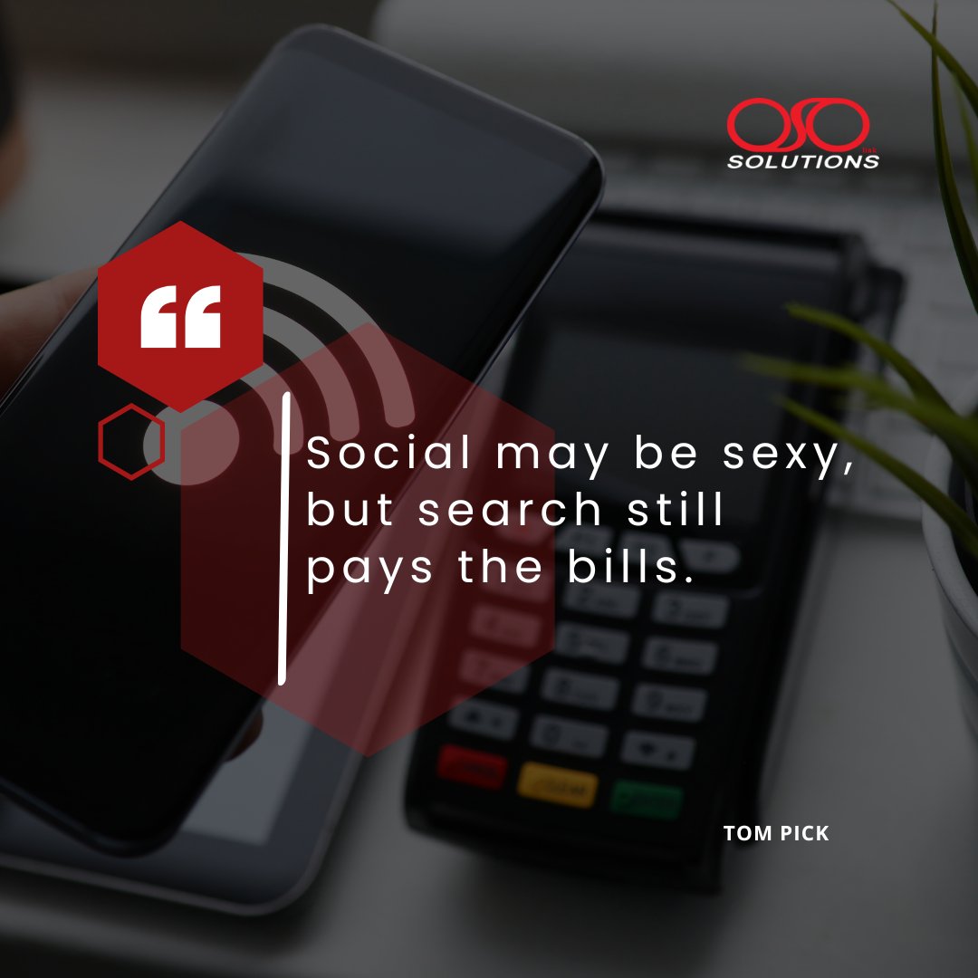 Social may be sexy, but search still pays the bills. Harness the power of SEO for sustainable success. 💼 

#SEO #DigitalMarketing #OnlinePresence #PrinceGeorge #Canada #BritishColumbia 

Follow for more insights!