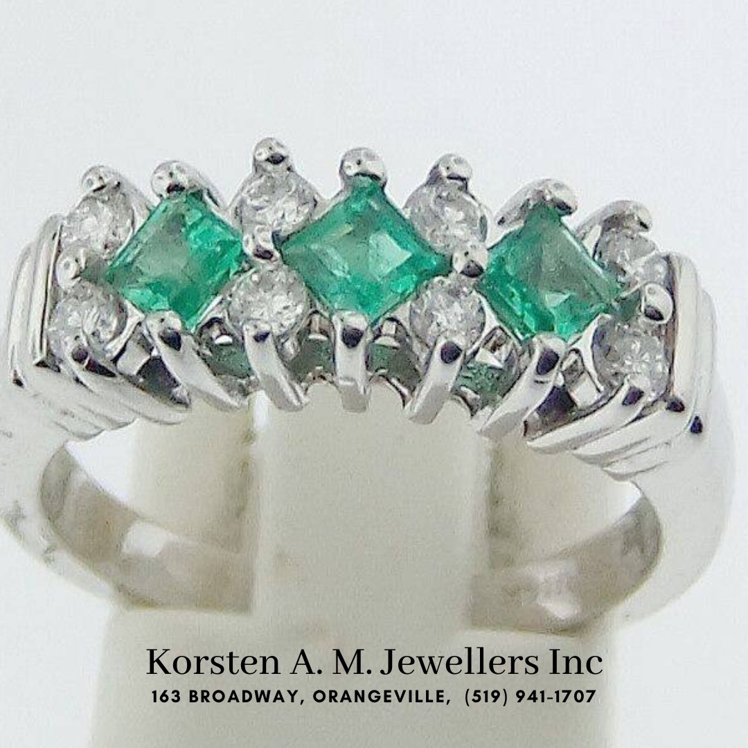 Beautiful custom made Emerald and Diamond ring.

Korsten A M Jewellers
(519) 941-1707
163 Broadway, Orangeville

#MayBirtstone #May #Emerald #Jewellery #CustomJewellery #FamilyOwned #KorstenJewellers #Korsten #Jewellers #Orangeville #ShopLocal