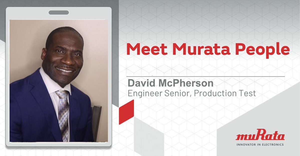 'I was drawn to Murata's cutting-edge technology, the prospect of joining a dynamic team, the opportunity to apply my software and hardware skills to create positive solutions for our customers, as well as the chance to learn new skillsets.' #MurataFamily #EmployeeSpotlight