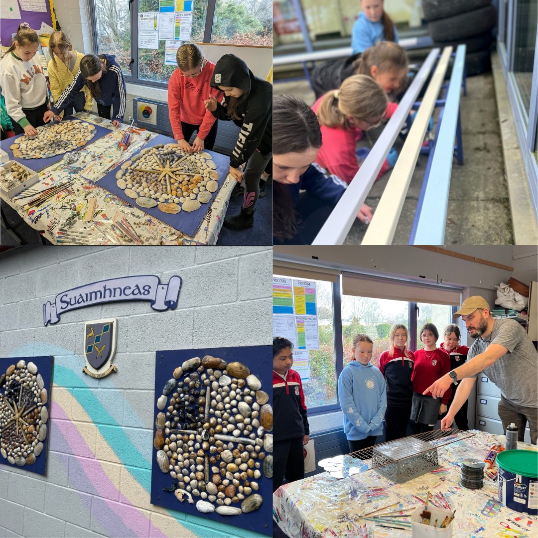 Students from Holy Cross Mercy School transformed their 'Suaimhneas' school courtyard into a warm, welcoming and wellness space during their BLAST residency with Creative Practitioner Darragh Kinch.

Well done to all involved👏
@CreativeIreland @TraleeESC @MercyHCPrimary