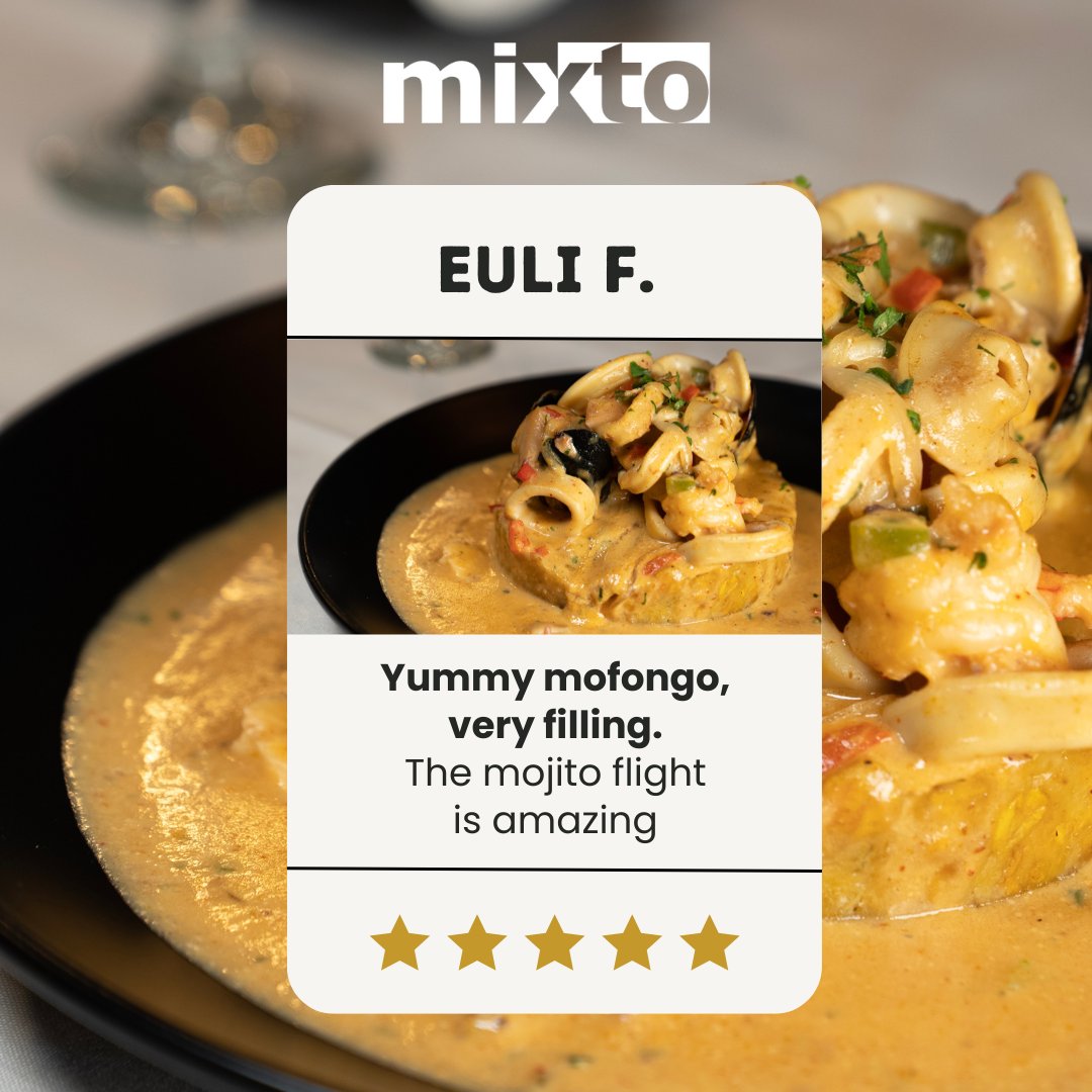 We're beyond grateful for the love and support from our amazing clients. Thank you for making us your go-to restaurant! See you soon⁣!🥘😎 ⁠ #restaurantreview #restaurantreviews #latinfood #caribbeanfood #mixtorestaurante