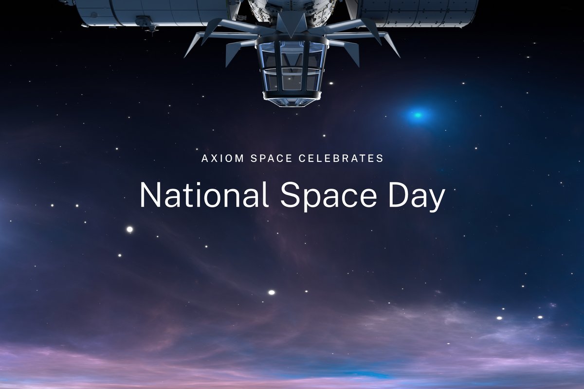 Happy National Space Day! From #AxEMU to Axiom Station, there are countless ways we celebrate every single day. Spend the day watching our YouTube Playlist to discover how we are #BuildingforBeyond. bit.ly/3UwL7Xs