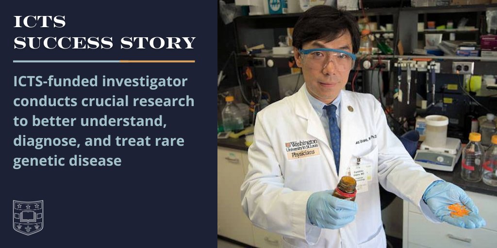 ICTS-funded investigator, @FumihikoUrano MD, PhD, @WashUEndo conducts crucial research to understand, diagnose, and treat rare genetic diseases like #WolframSyndrome Learn about his work and efforts for treatment & discovering a cure. @WUSTLmed Link> icts.wustl.edu/icts-funded-in…