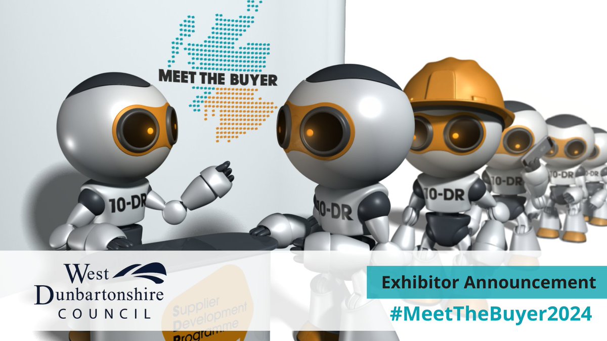Exhibitor Announcement: @WDCouncil will be exhibiting at #MeetTheBuyer2024 at Hampden Park on 5 June! Come along to #MeetTheBuyer to learn about the Council's upcoming #contract opportunities: bit.ly/3TYxhwJ #PowerOfProcurement #SupplierOpp