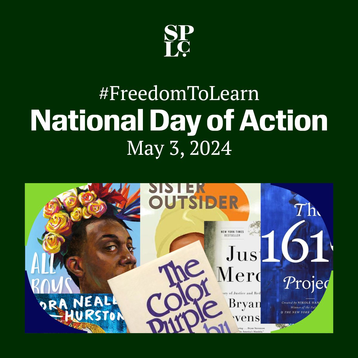 Today is the Freedom To Learn National Day of Action, a day of advocacy for inclusive education and young people’s freedom to read, learn and build a just future. #Freedomtolearn lfj.pub/3JG35Bw