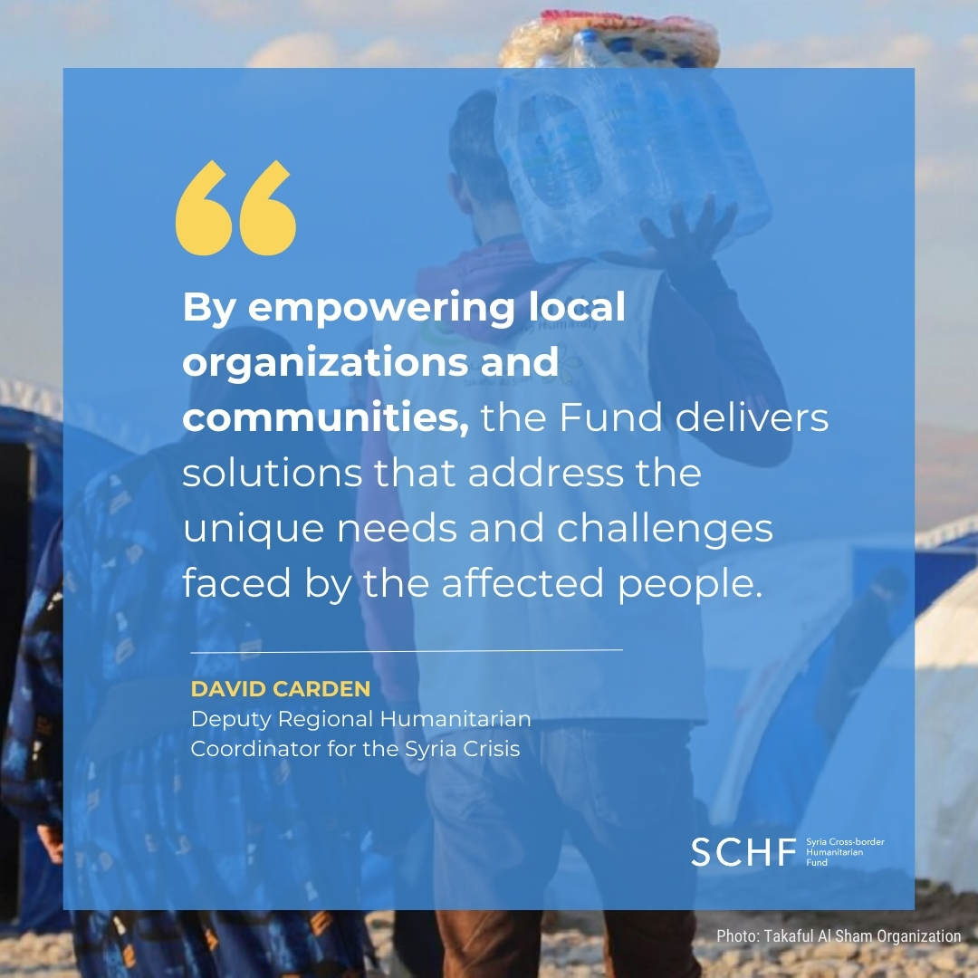 Proud to share the 2023 Annual Report of the #Syria Cross-border Humanitarian Fund (SCHF). We are grateful to 🇺🇸🇩🇪🇳🇱🇫🇷🇳🇴🇬🇧🇫🇮🇩🇰🇮🇹🇲🇽🇸🇪🇧🇪🇮🇪🇨🇭🇨🇦🇦🇹🇰🇷🇪🇸🇱🇺🇯🇵🇸🇮🇬🇷🇧🇳 for their contributions, enabling the SCHF to allocate $140 million to help 2.8 million people. bit.ly/3JJFG2o