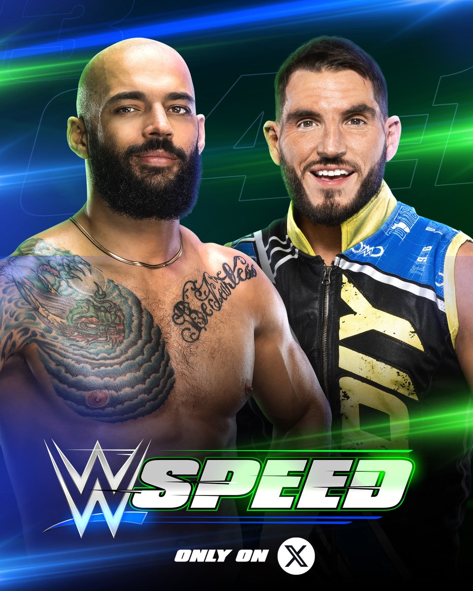 We're about to hit the final lap... and it's either @KingRicochet or @JohnnyGargano that’ll cross the finish line. The first-ever #WWESpeed Champion will be crowned TODAY at 12pm ET / 9am PT, exclusively on @X.