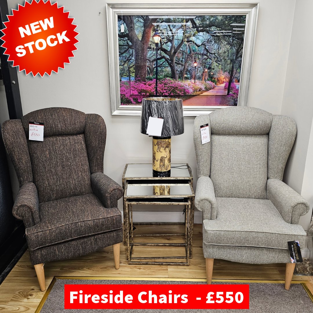 Excited to announce the arrival of more NEW STOCK! Check out our wonderful collection of Fireside Chairs, perfect for adding a touch of comfort and style to your living space. Perfect for cosy evenings by the fire. 
.
#Magherafelt #MidUlster #BradleysFurniture