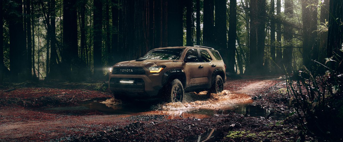 The all-new 2025 #4Runner is ready for your next great adventure. Whether that’s tearing through the desert in a Baja-inspired TRD Pro or overlanding in a Trailhunter with all of your gear, you’ll find your wild with confidence and in style. bit.ly/2U7z7Ar