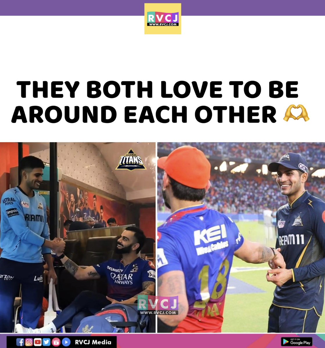 Shubman Gill & Virat Kohli