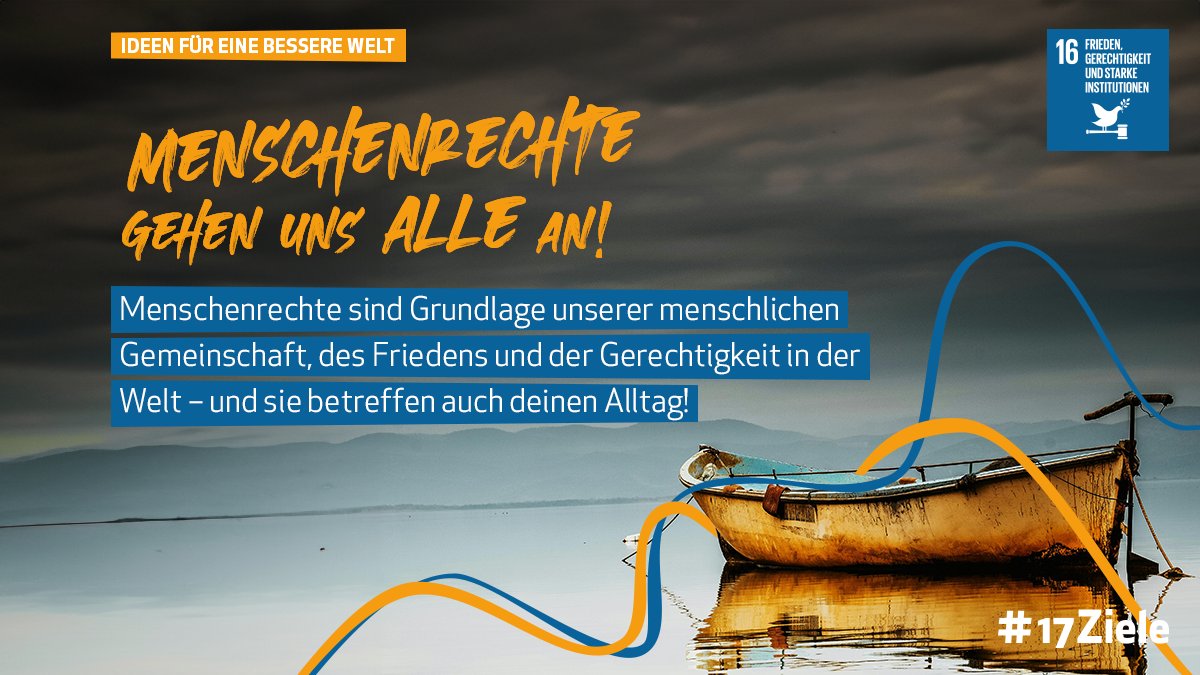 Zehn Gründe, warum die #Menschenrechte auch für dich wichtig sind (es sind auch deine Rechte! Wusstest du zum Beispiel, dass auch der Schutz deiner Privatsphäre dazu gehört?) und alles Wichtige sonst zum Thema erfährst du hier: Schau rein! t1p.de/ewcyq #17Ziele