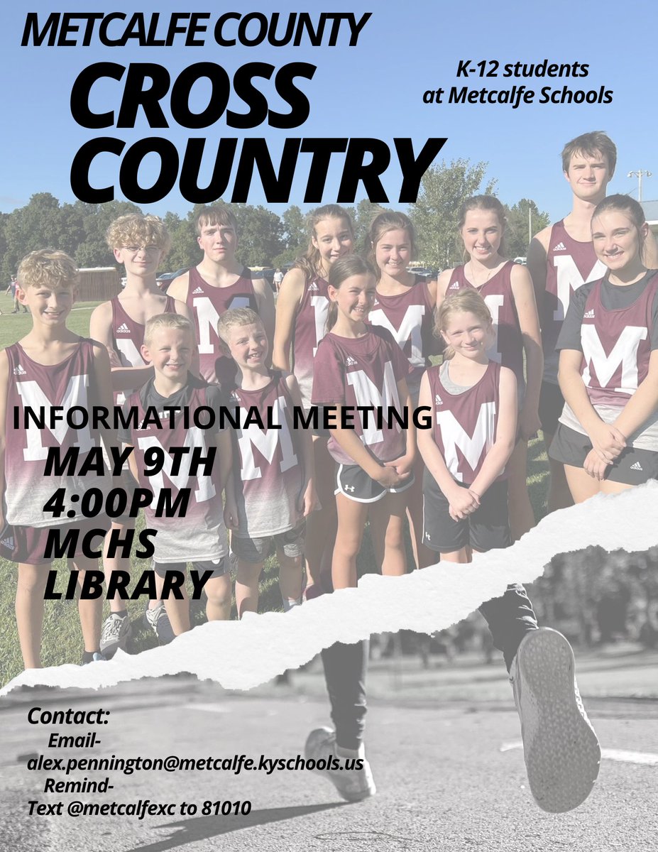 METCALFE COUNTY CROSS COUNTRY INFORMATIONAL MEETING