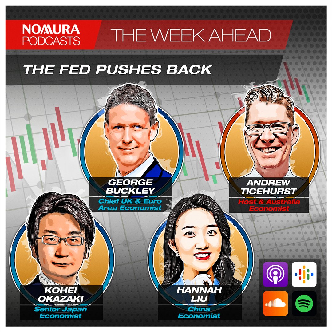 In our latest #WeekAhead #podcast, our Economists from across the globe review FOMC communication and Yen volatility, and share their take on key market drivers over the coming week. Listen here: ow.ly/N76550RvxNq #policy #centralbanks #inflation #globalmarkets #Fed