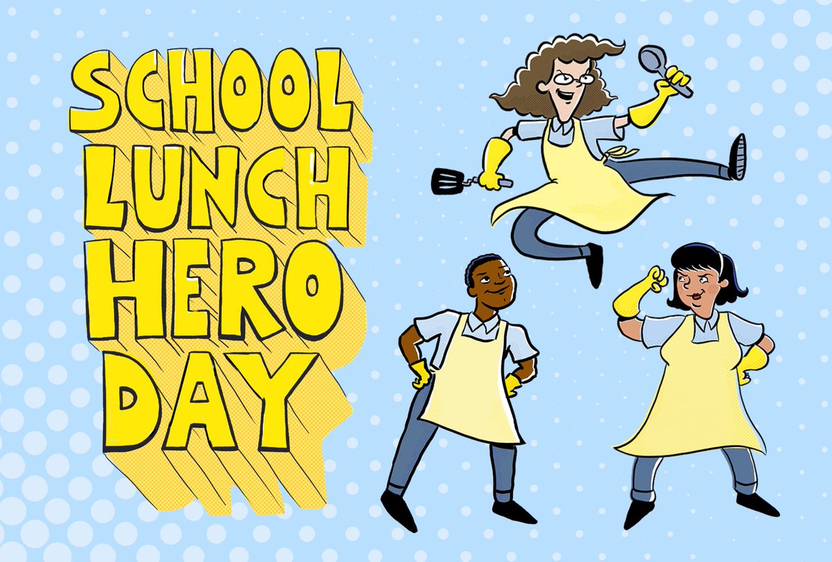 Today we join the nation in celebrating School Lunch Hero day. We are so thankful for all of our CFBISD nutrition heros who work hard to keep our students fed! Thank you for all that you do! 🍎🍕🥦