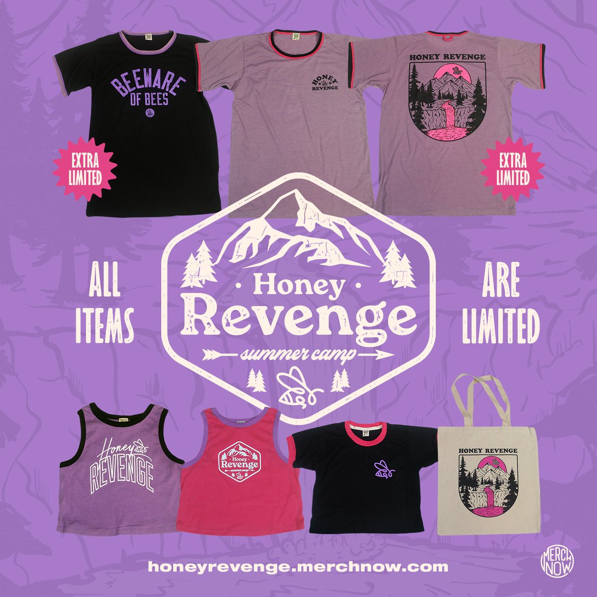 new merch who dis Our brand new and super limited line of merch is available now at honeyrevenge.merchnow.com