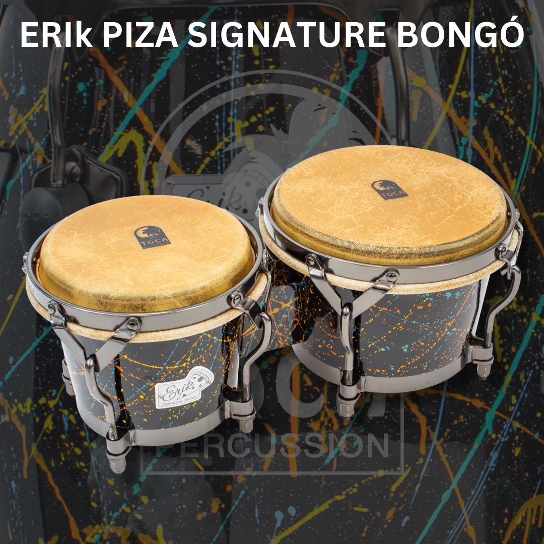 New Toca Erik Piza Signature Series Bongo

A blend of artistic tradition with a modern touch.
#tocapercussion #erikpizasignaturebongo #tocabongochallenge #somosfamilia #justplay #drumsforeveryone #newfor2024