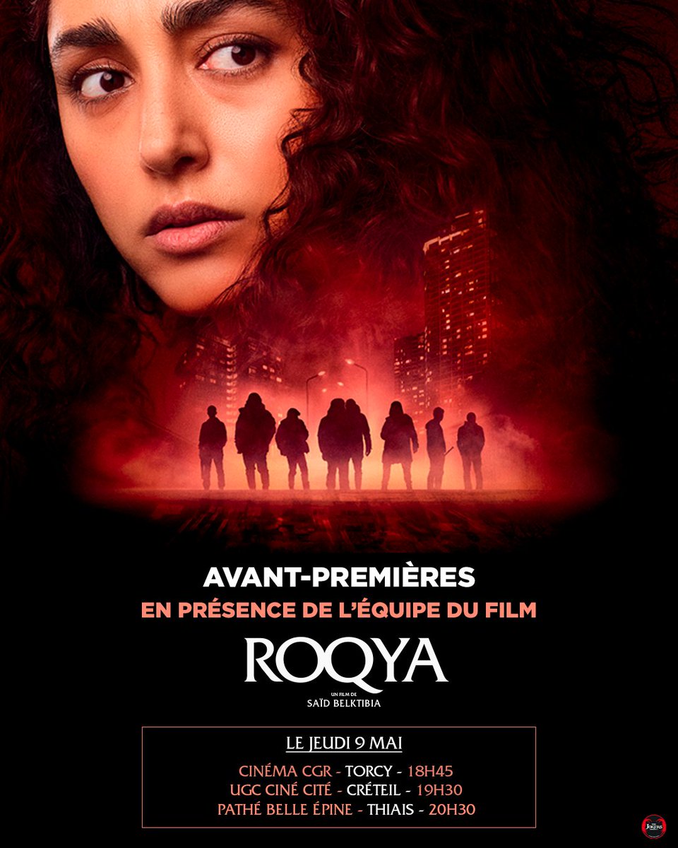Le jeudi, c'est sorcellerie ! 🐍 Venez frissonnez en avant-première devant le film #ROQYA en présence de l'équipe du film le jeudi 9 mai. 🎟️Réservez vos places : bit.ly/3wnqG75