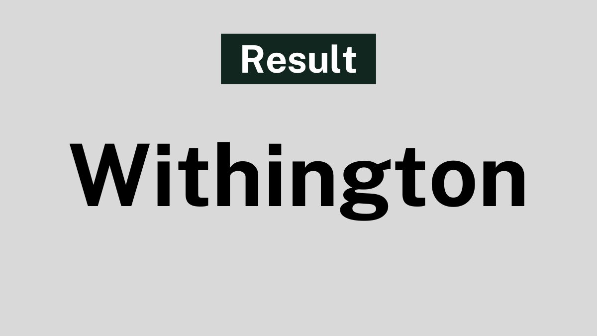 Result: Elected Councillor for Withington - Chris Wills, Labour and Co-operative Party orlo.uk/qGd4b #LocalElection2024