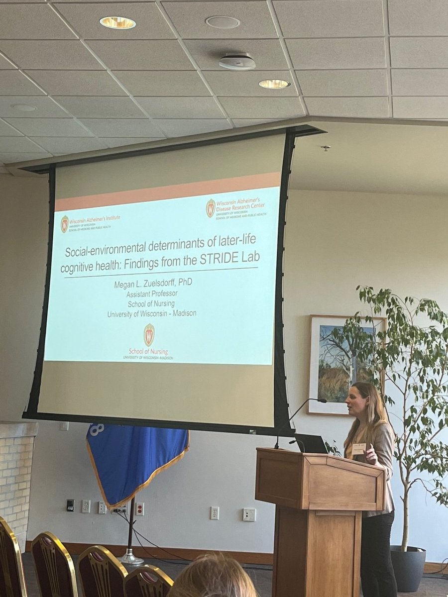 🌟Next up, former CDHA postdoc & now faculty affiliate Megan Zuelsdorff (@mlzuelsdorff) shares 'Social-environmental determinants of later-life cognitive health: Findings from the STRIDE Lab' @UW_CDE