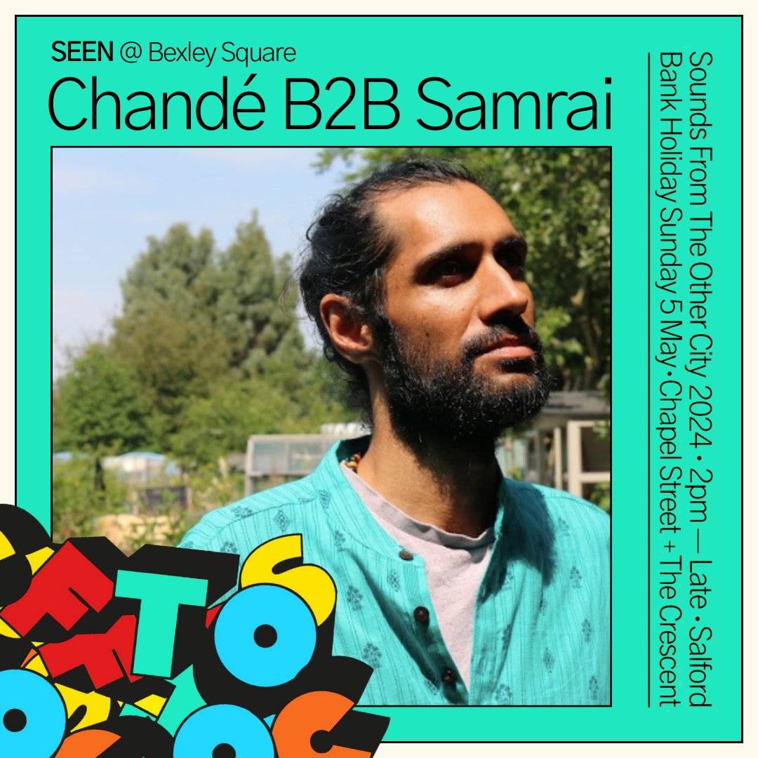 SEEN Magazine (@seen_universe) on Twitter photo Samrai is a musician, facilitator + youth worker from the Midlands, UK whoβs been based in Manchester for over 15 years. Heβs performed, recorded + delivered workshops all over Europe as well as in Armenia, Canada, Colombia, Jamaica, India + Thailand
See you at <a href="/sftoc/">Sounds from the Other City</a> on Sunday! Samrai is a musician, facilitator + youth worker from the Midlands, UK whoβs been based in Manchester for over 15 years. Heβs performed, recorded + delivered workshops all over Europe as well as in Armenia, Canada, Colombia, Jamaica, India + Thailand
See you at <a href="/sftoc/">Sounds from the Other City</a> on Sunday!